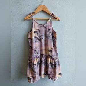 Dolphin Print Summer Dress